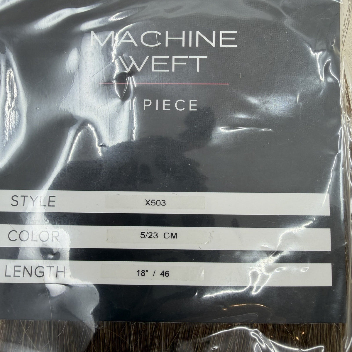 Premium Machine Weft Hair Extensions #5/23 Brown Blonde 18” - Sew-In, Virgin Human Hair