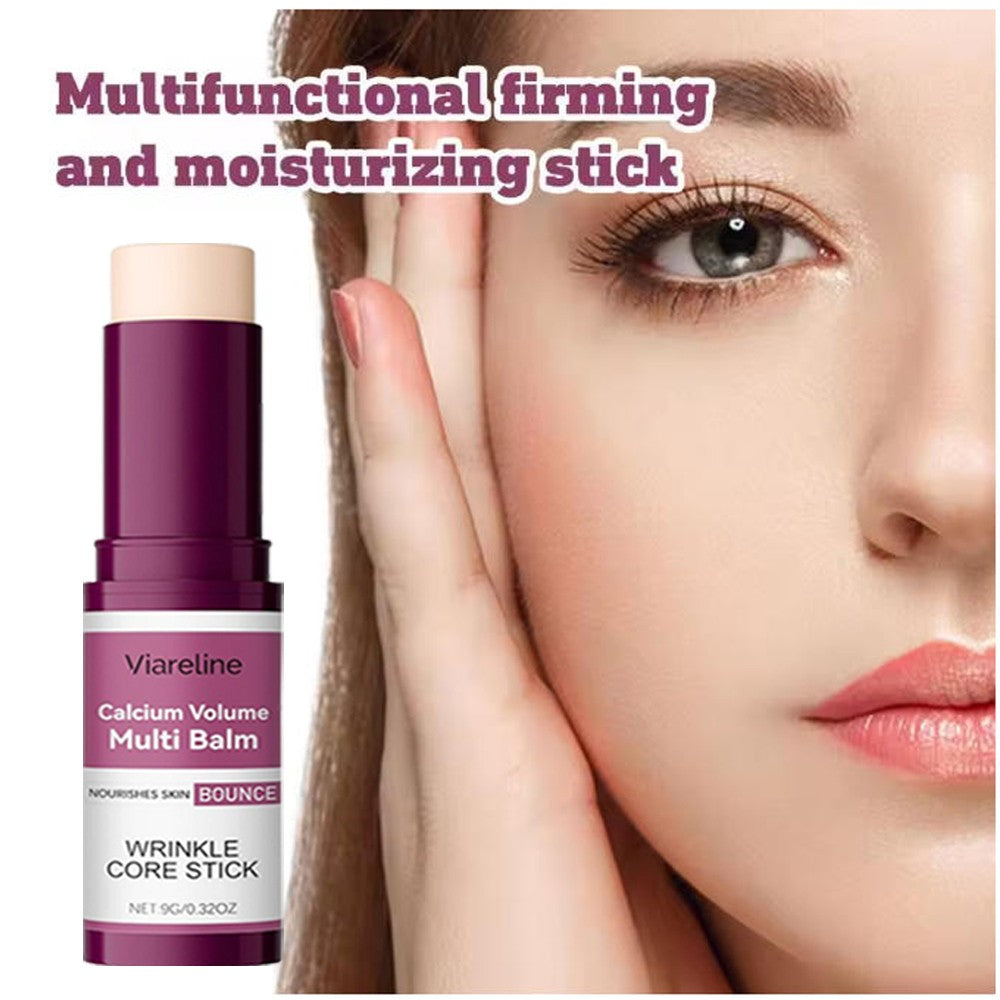 Calcium Collagen Plumping Balm Stick for Neck Face & Eye Deep Moisturizing Set