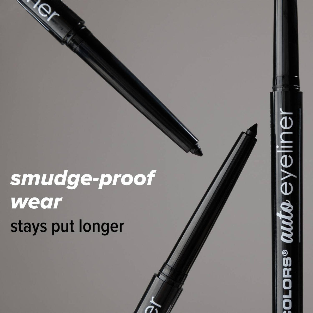 Auto Eyeliner Pencil - Smudge-Proof Black Eyeliner for Precise Eye Definition