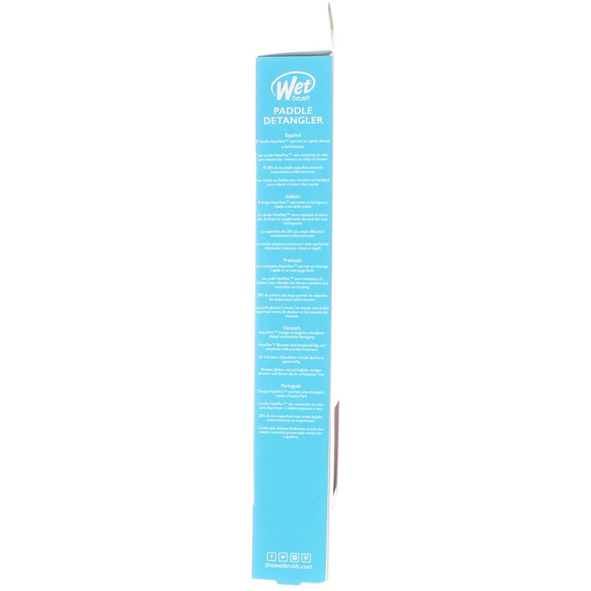Wet Brush Paddle Detangler Hair Brush - Pink, Gentle Knot Tamer