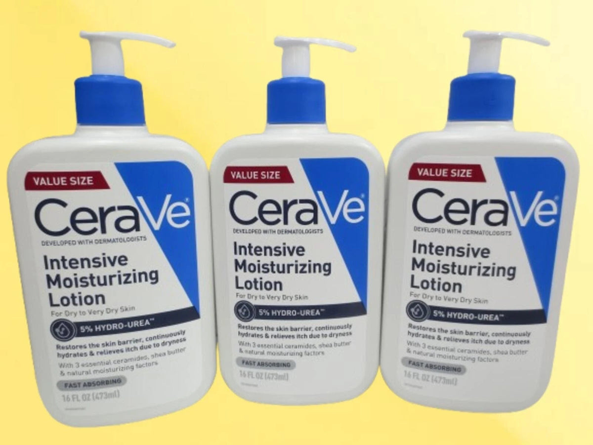 Intensive Moisturizing Lotion for Dry Skin, 16 oz - 3 Pack