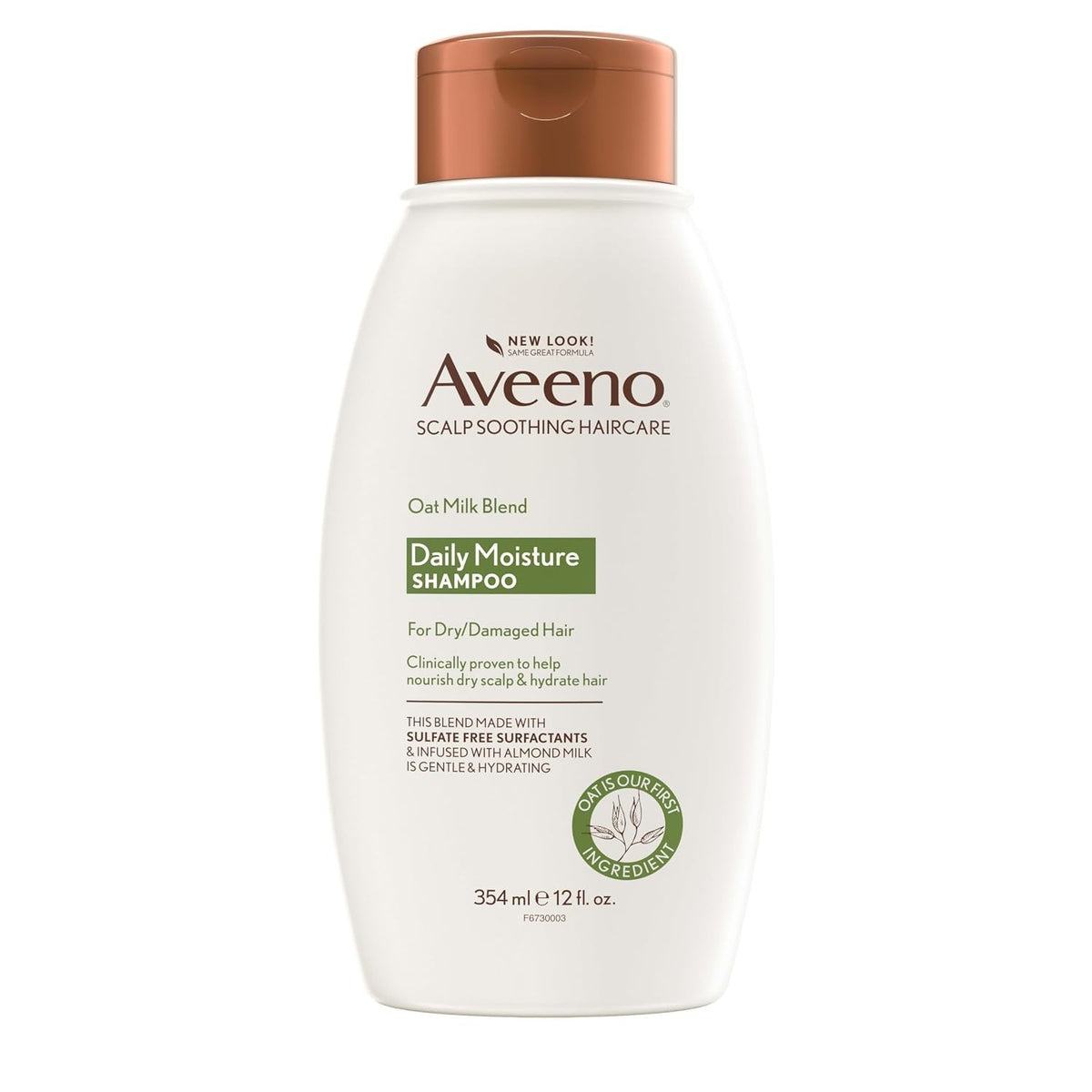 Aveeno Oat Milk Hydrating Sulfate-Free Shampoo for All Hair Types - 12 fl oz (2 Pack)