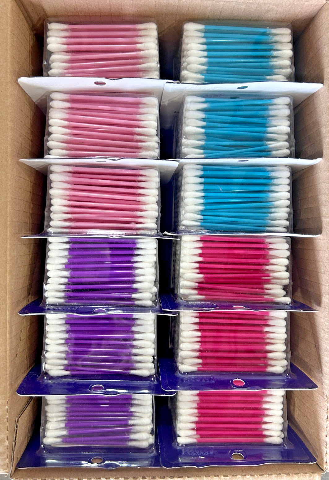 Double Tipped Cotton Swabs Pack of 500 - Colorful, Gentle & Versatile