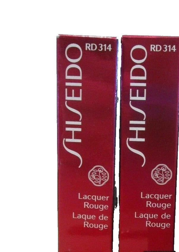 Lip Gloss Set - Shiseido Lacquer Rouge Gloss RD314 0.2 oz (2-pack)