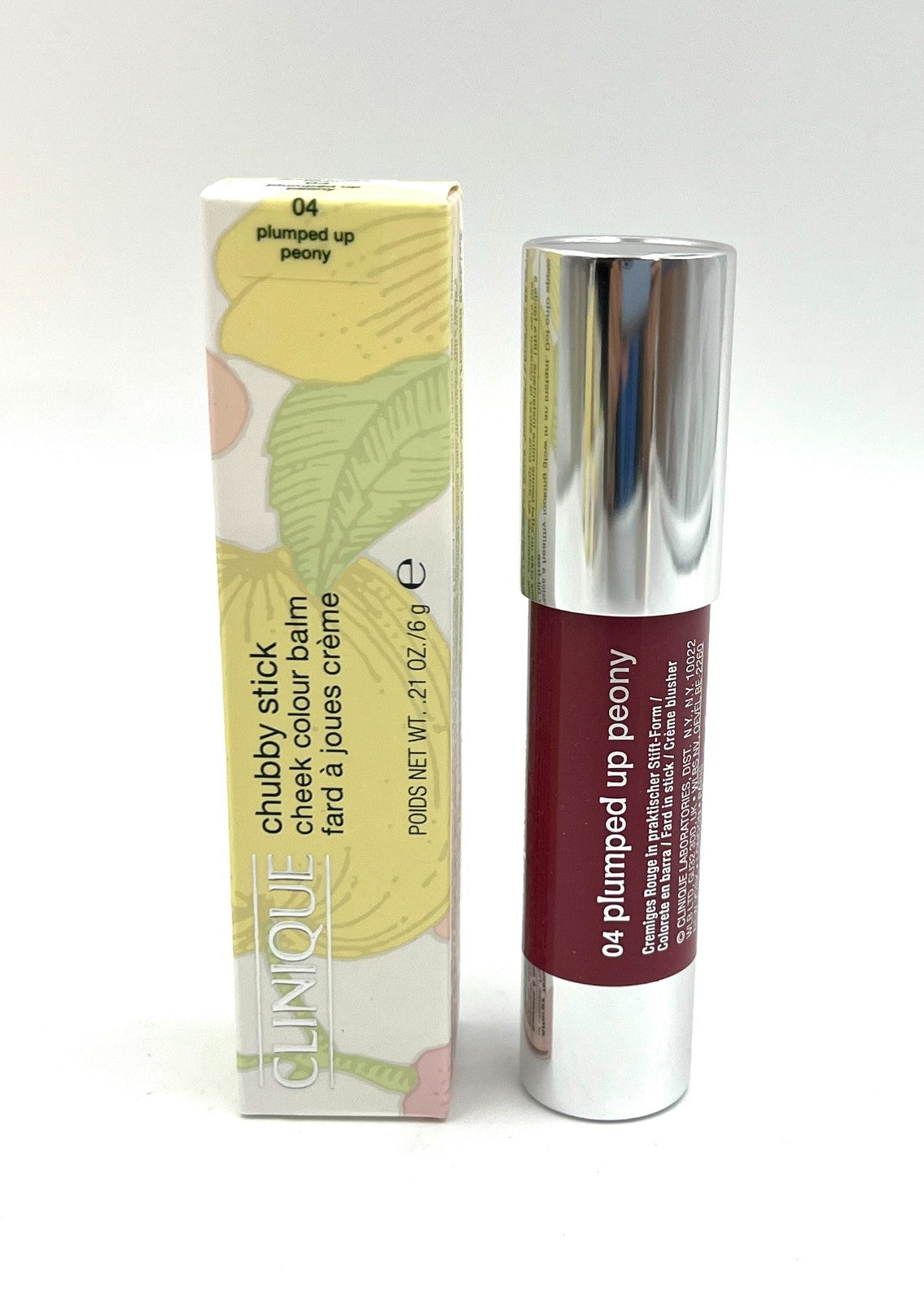 Clinique Cheek Balm 04 Plumped Up Peony - Full Size Lip & Cheek Color