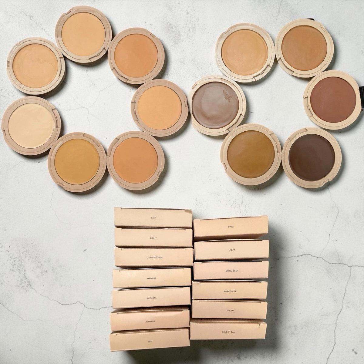 Foundations & Brush Duo - The Original No Makeup Makeup DARK Shade
