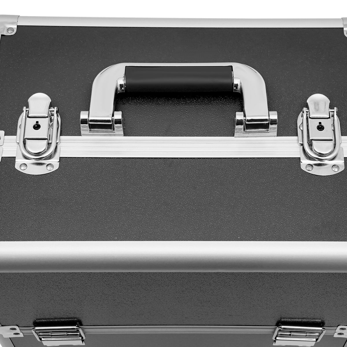 Rolling Makeup Train Case Cosmetic Trolley with Wheels Black