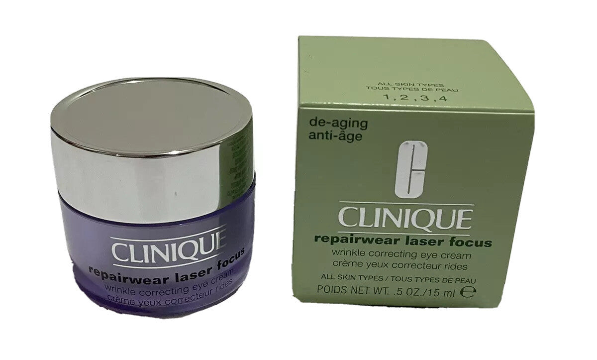 Clinique Repairwear Laser Focus Wrinkle Eye Cream 0.5 oz - Anti-Aging
