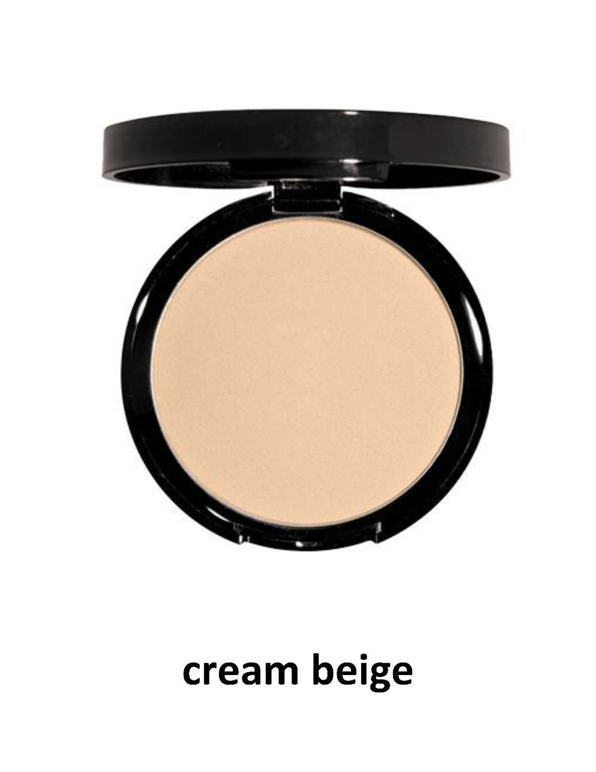 Powder Foundation Cream Beige - Matte Finish, Medium Coverage, Paraben-Free