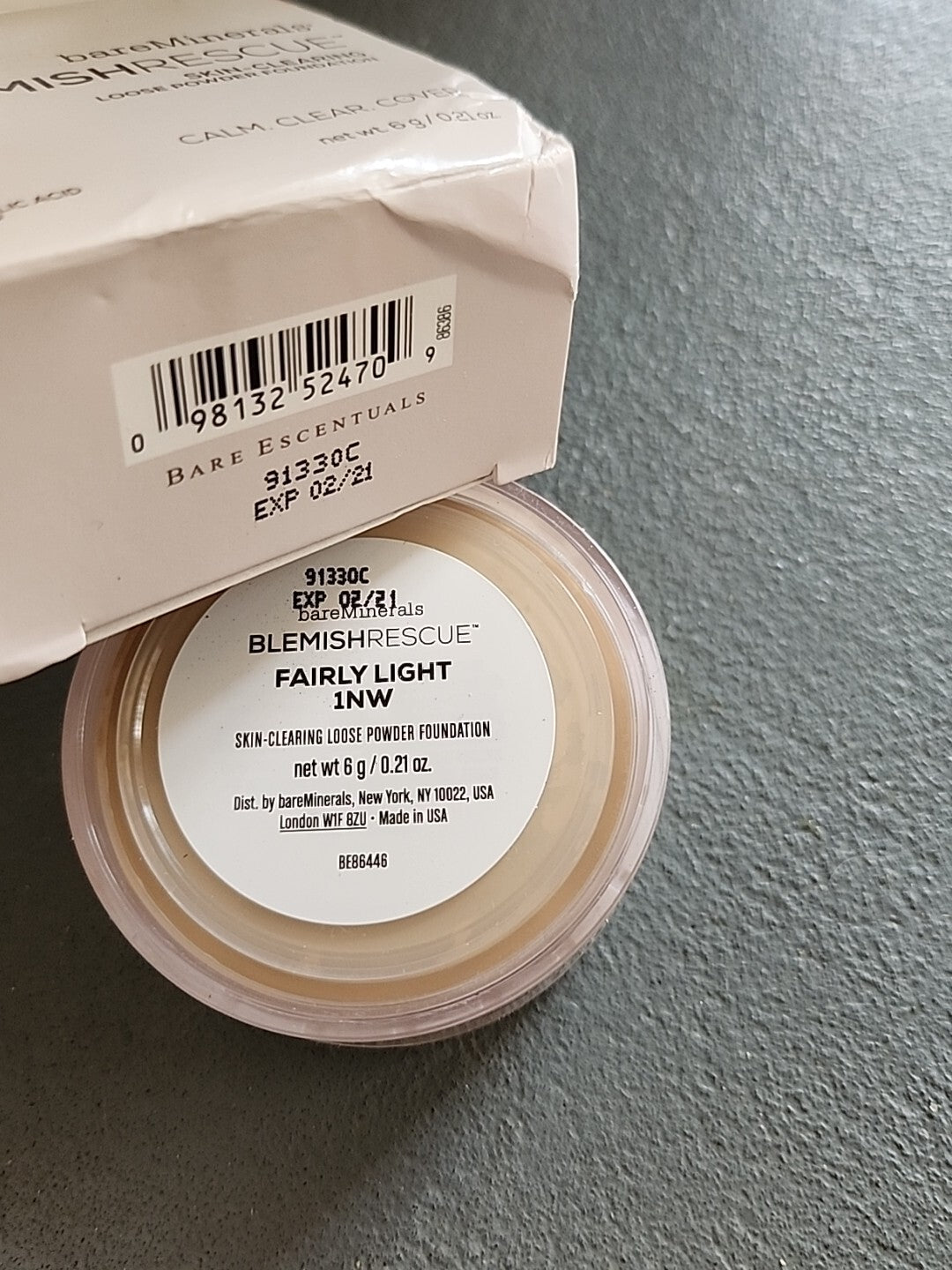 Bareminerals Blemish Rescue Skin-Clearing Loose Powder Foundation Fairly Light