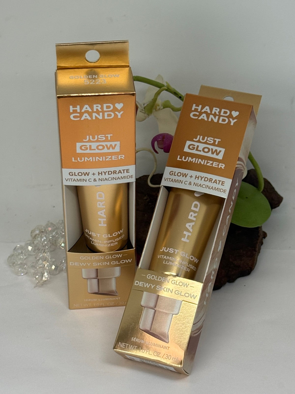 Hard Candy Glow Luminizer Serum - Golden Glow - 2 Pack 1 oz Each - New