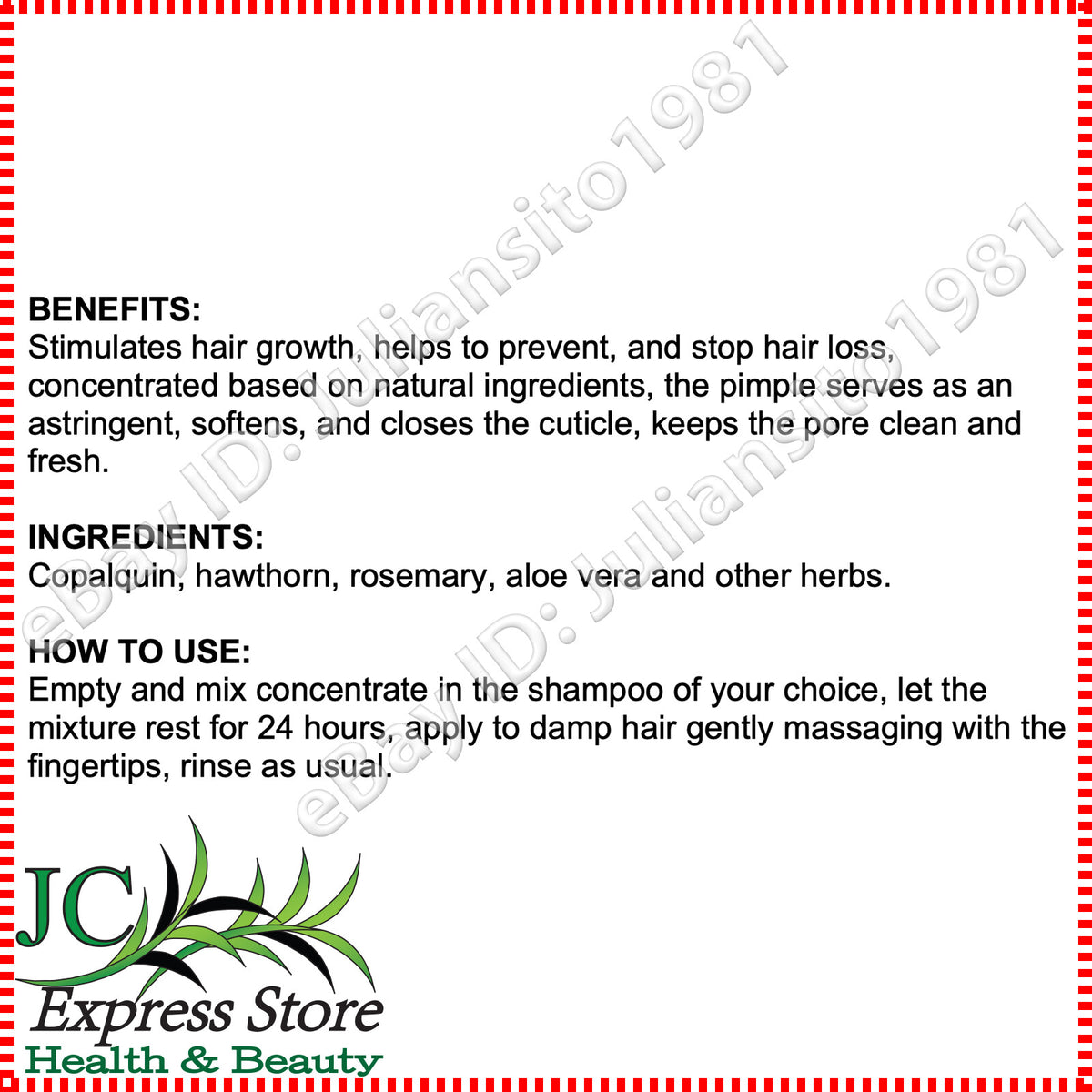 Copal King Hair Growth Concentrate - Natural Hair Loss Prevention