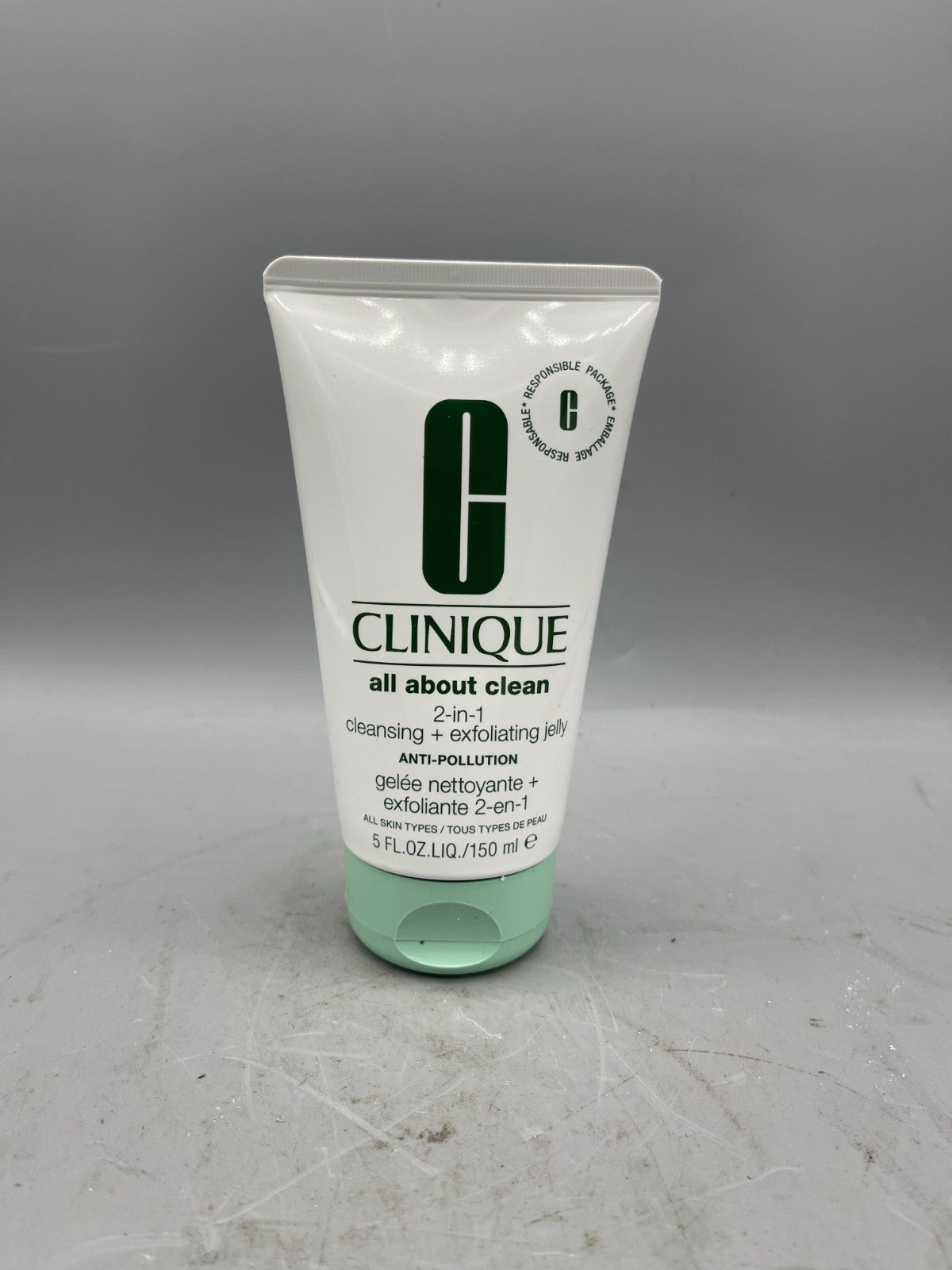 Clinique All About Clean 2-in-1 Cleansing + Exfoliating Jelly 5 oz/