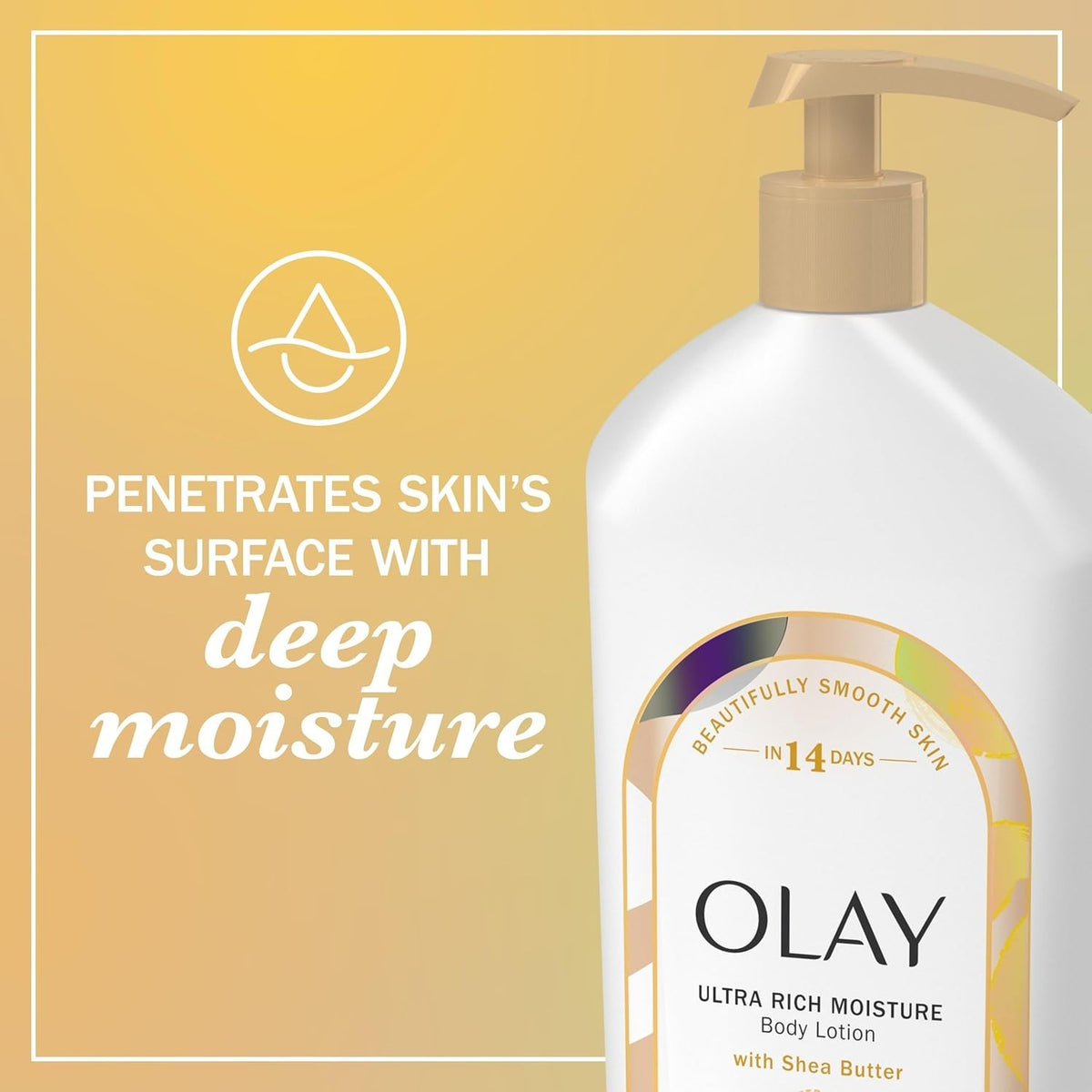 Olay Ultra Rich Moisture Body Lotion with Shea Butter, 18 fl oz, 3 Pack