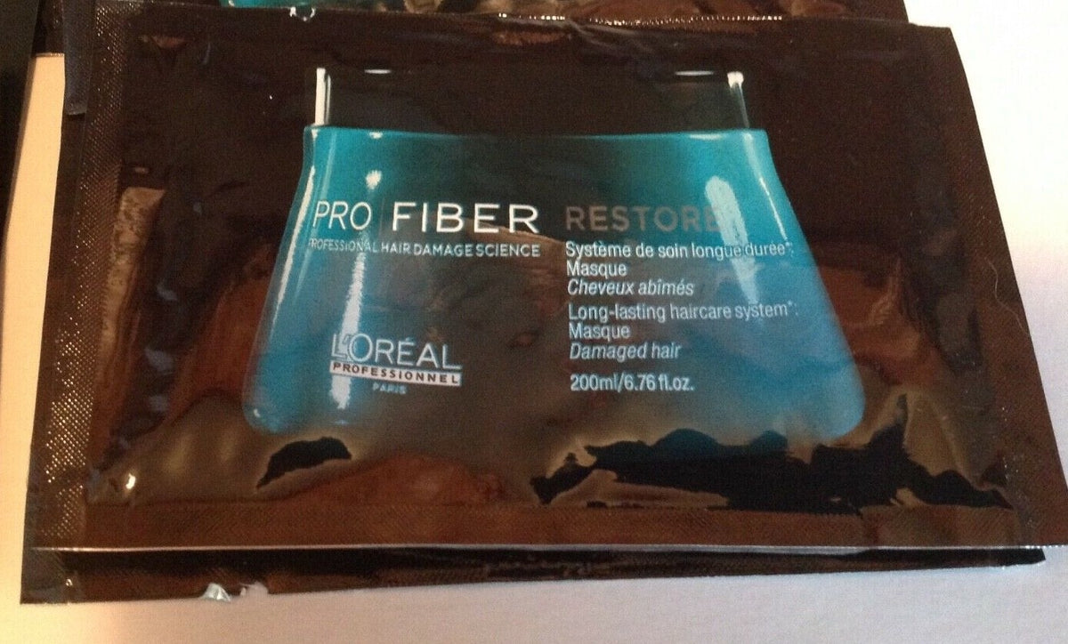Hair Repair Mask Sample Pack - Restores Shine & Softness, 20 TSA-Friendly Singles