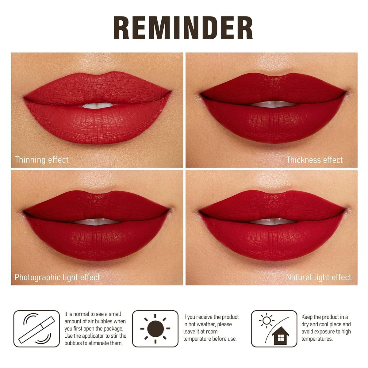 Pink Matte Liquid Lipstick - Long Lasting & Smudge-Proof, 1 Fl Oz