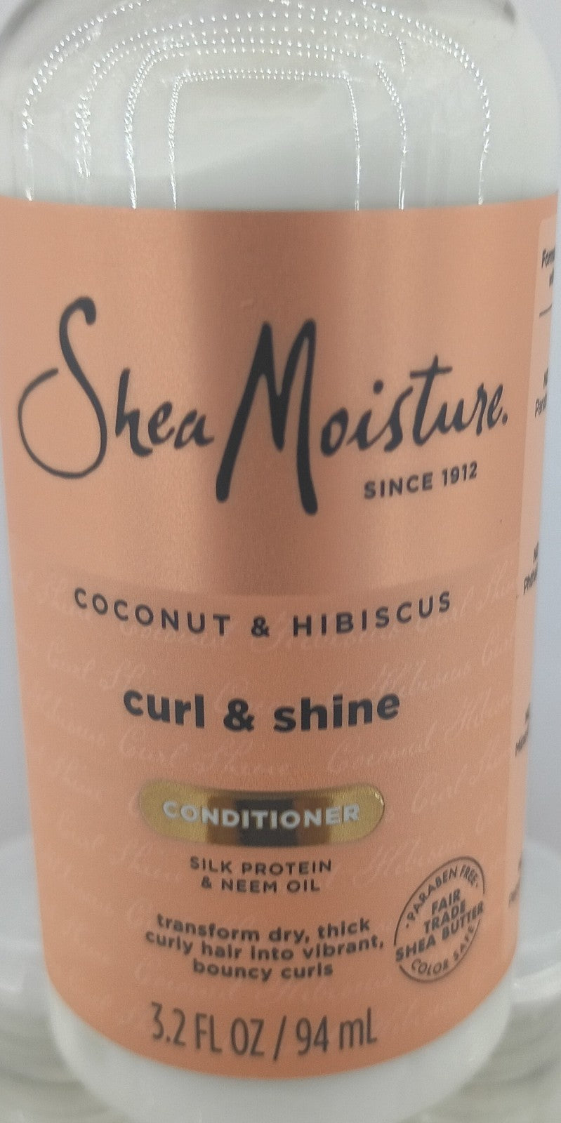 SheaMoisture Coconut Hibiscus Curl & Shine Conditioner for Thick Curly Hair 3.2oz Lot of 8