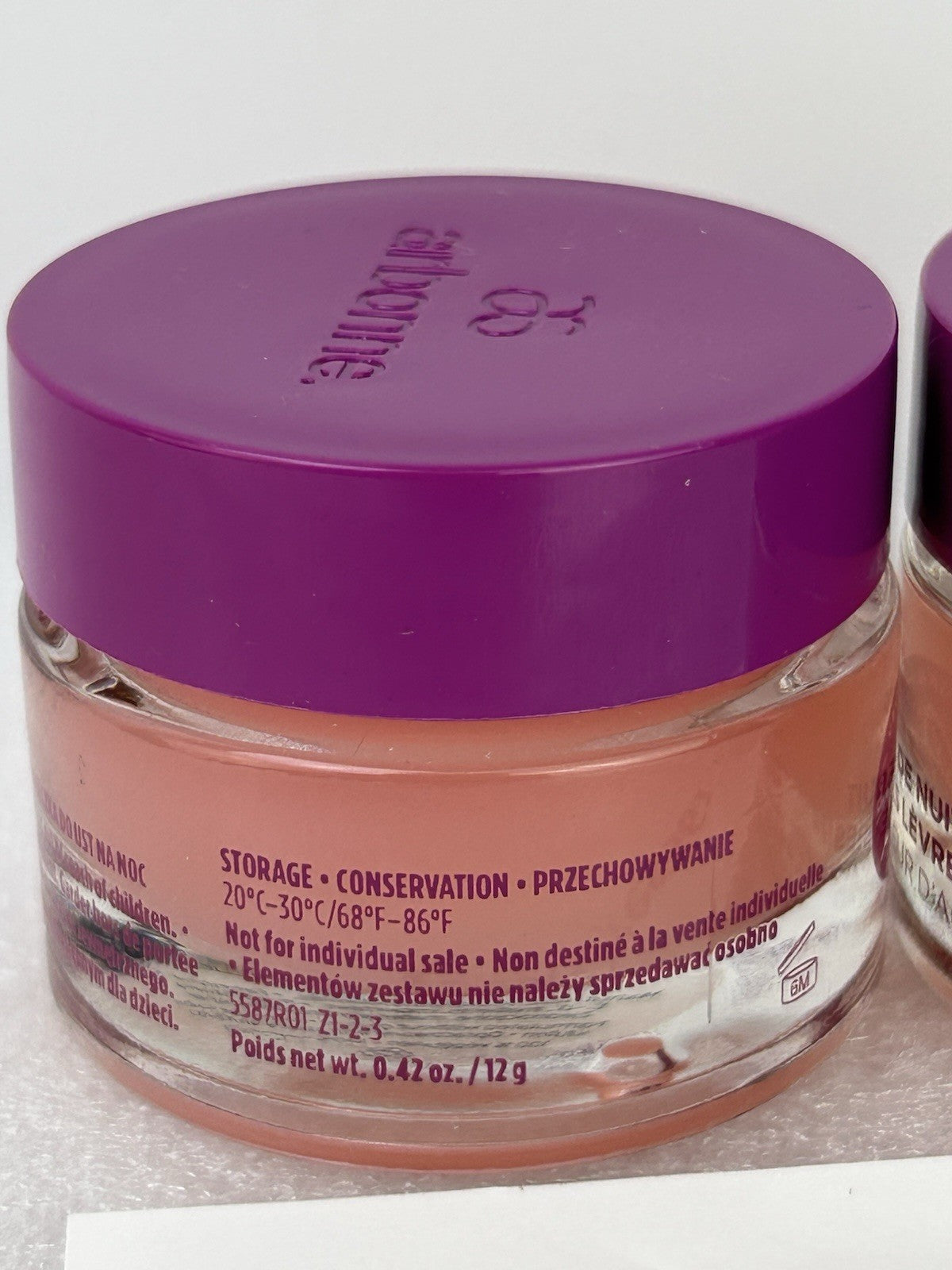 Overnight Lip Mask for Chapped Lips with Acmella Flower - 2 Pack