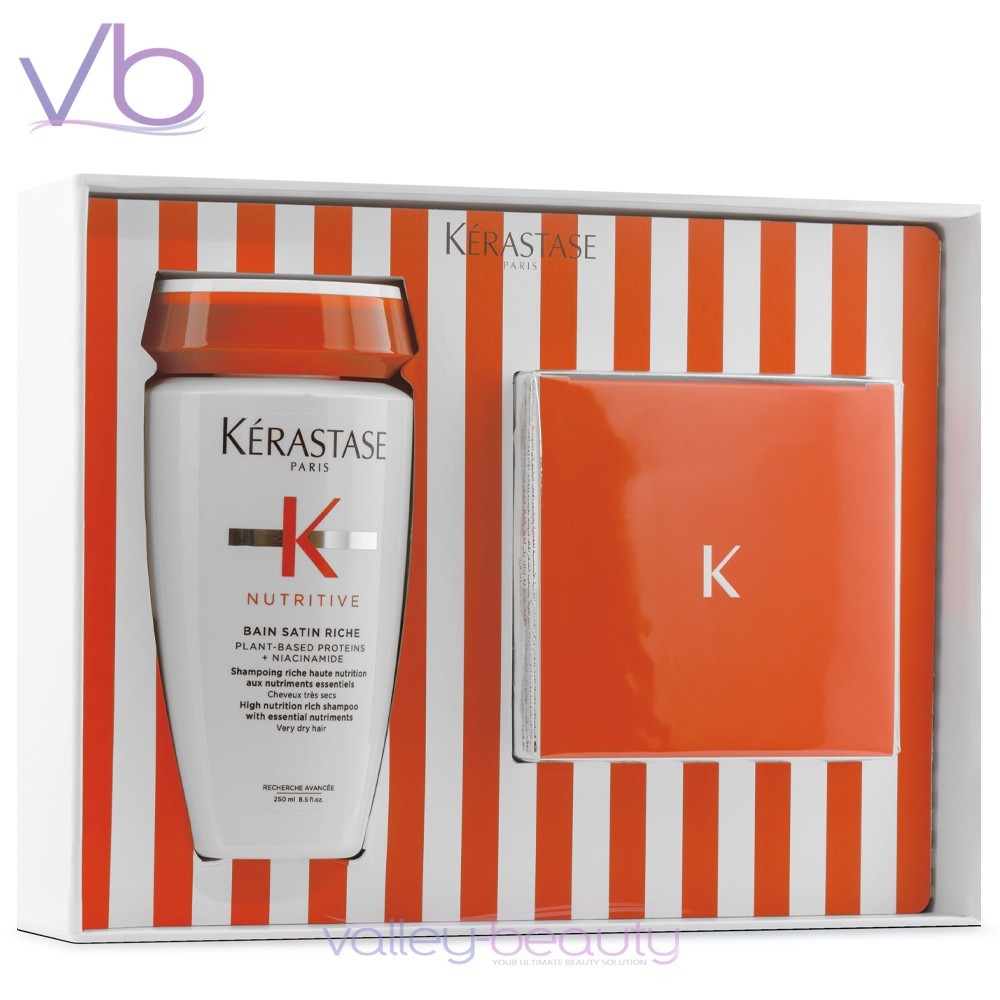 KERASTASE Nutritive Spring Gift Box Set | Shampoo + Mask Ritual for