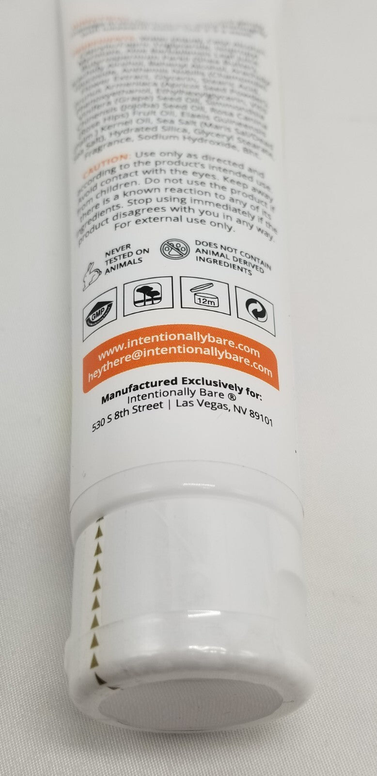 Intentionally Bare Exfoliating Face Scrub with MCT Oil (3.4 oz)