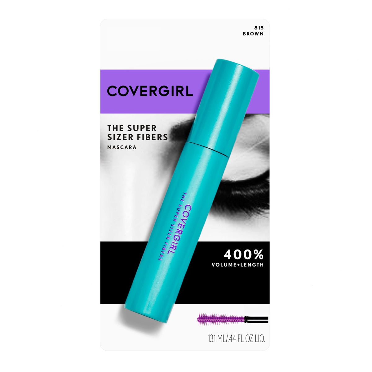 Brown Fiber Mascara for Volume & Length - 0.35 fl oz, False Lash Effect