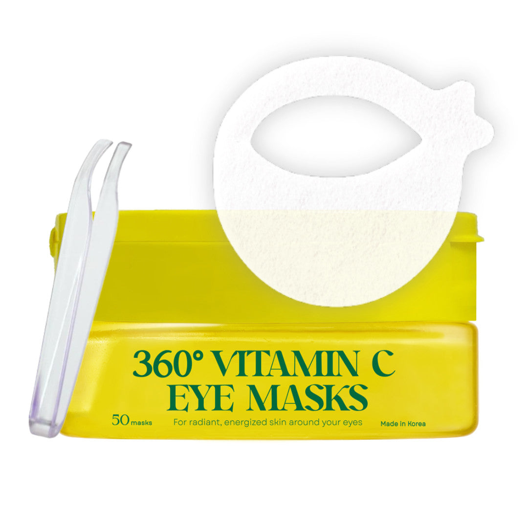 Vitamin C Eye Masks - Brightening Under-Eye Patches for Puffiness & Fine Lines