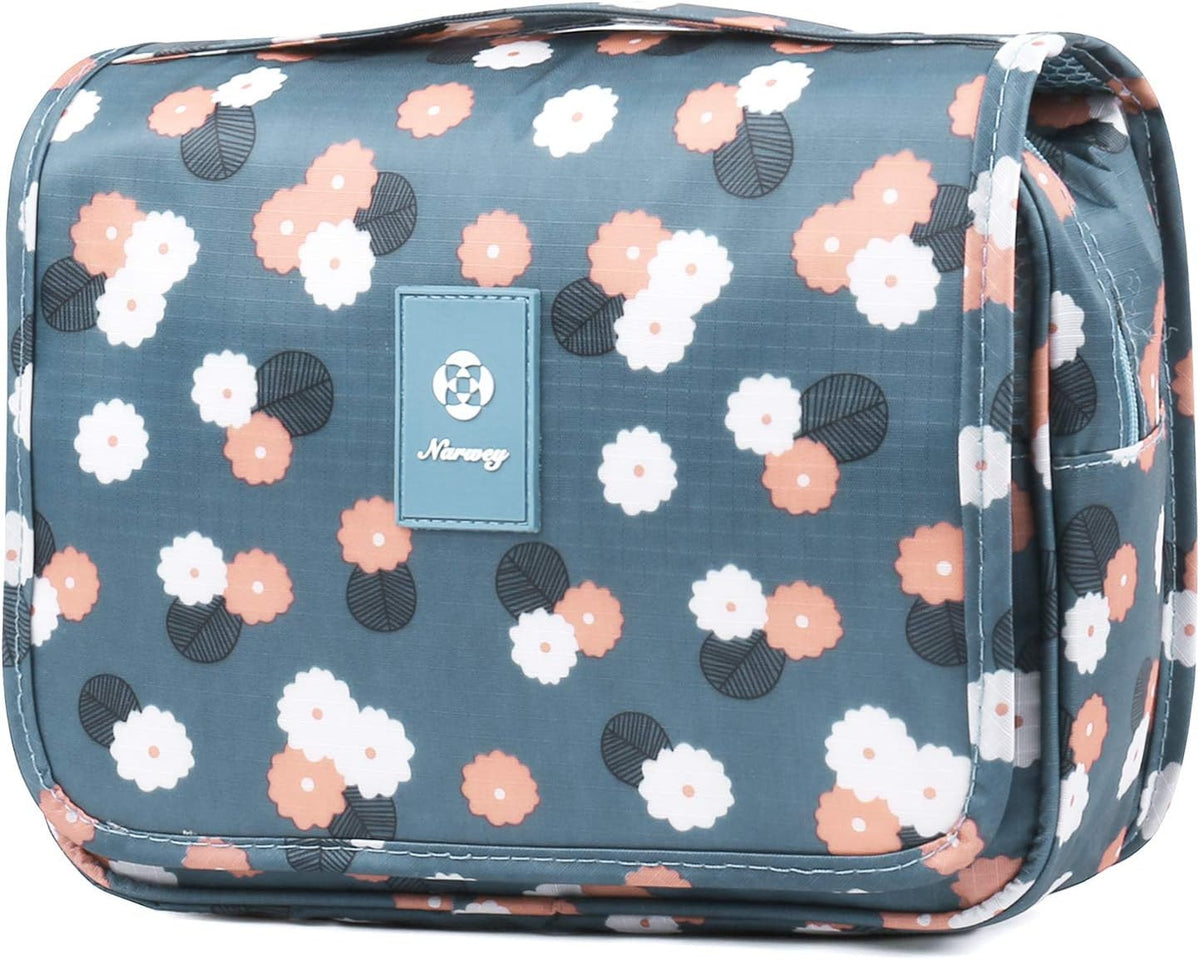 Travel Toiletry Bag for Women - Hanging Waterproof Organizer for Cosmetics & Essentials