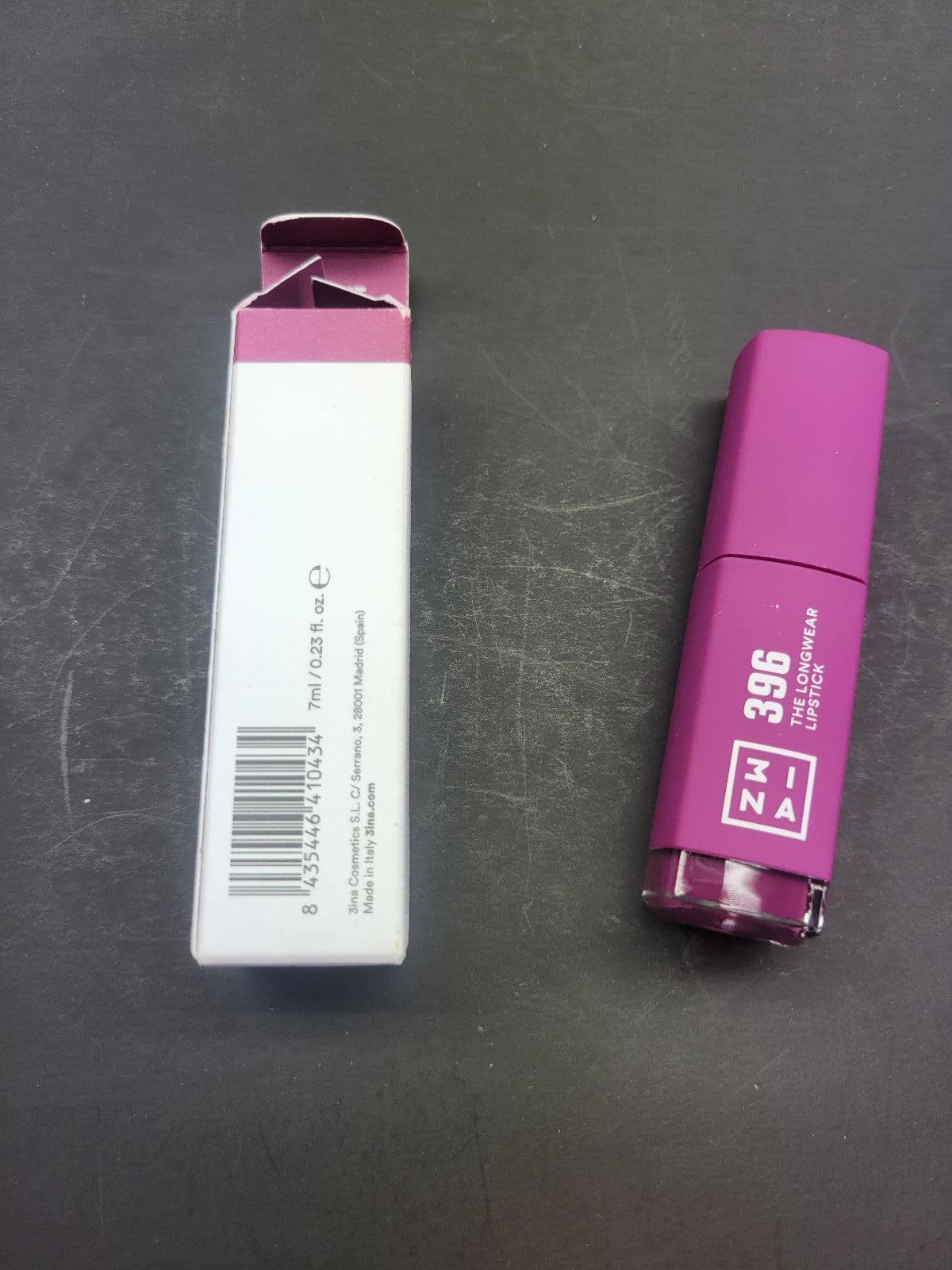Longwear Liquid Lipstick #396 Dark Purple 7ml - Cruelty Free