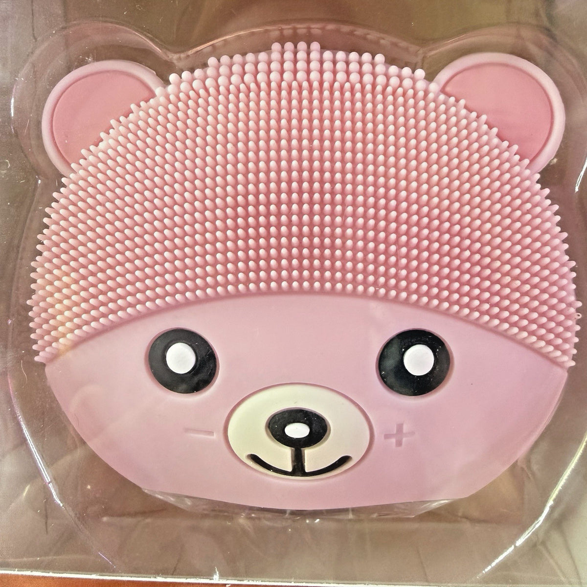 Facial Cleansing & Firming Massager - Pink, USB Rechargeable, Bear-Shaped