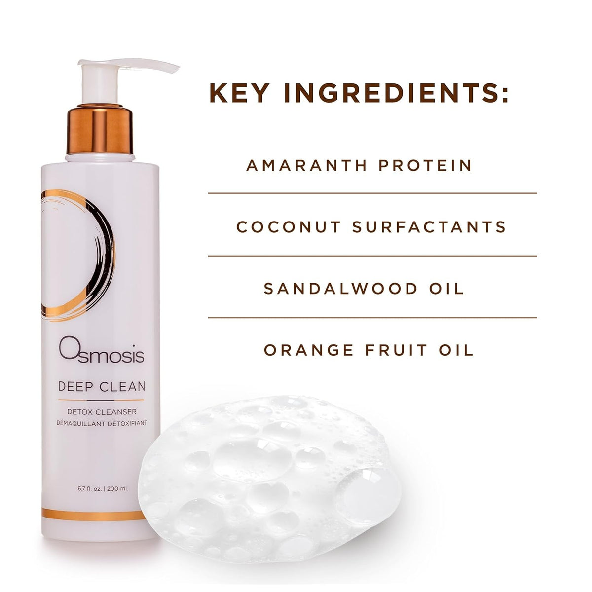 Deep Clean Facial Cleanser for All Skin Types - 200ml / 6.7oz
