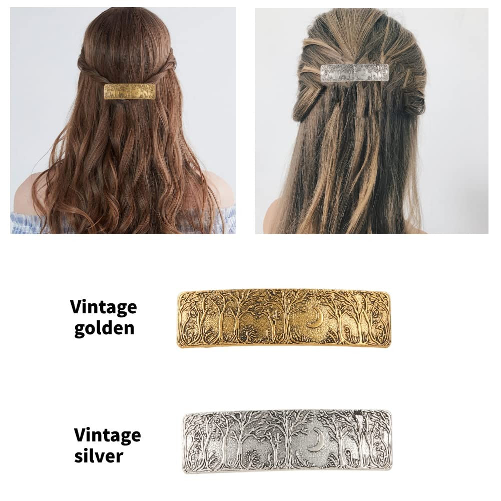 Dreamtimes Hair Clip Large Hand Crafted Metal 1 Count (Pack of 1),