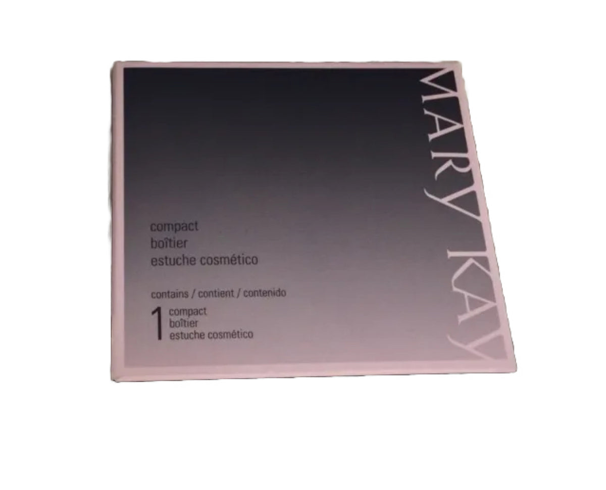 Mary Kay Black Compact Case Unfilled Refillable Makeup Container
