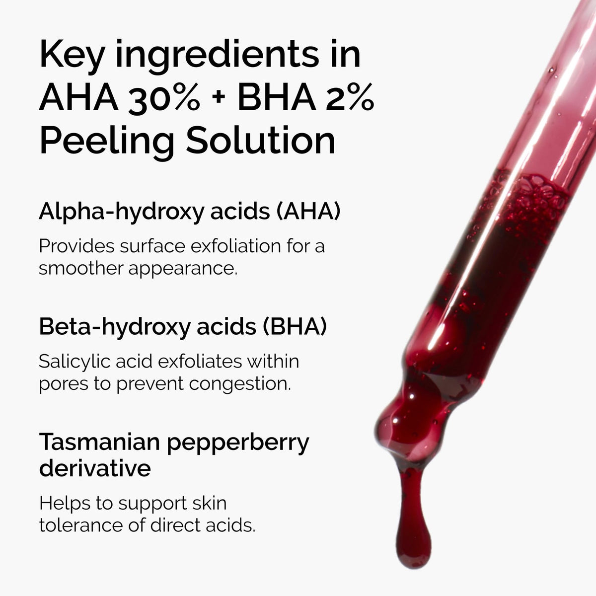 AHA 30% + BHA 2% Exfoliating Peel for Brightening Skin - Cruelty-Free