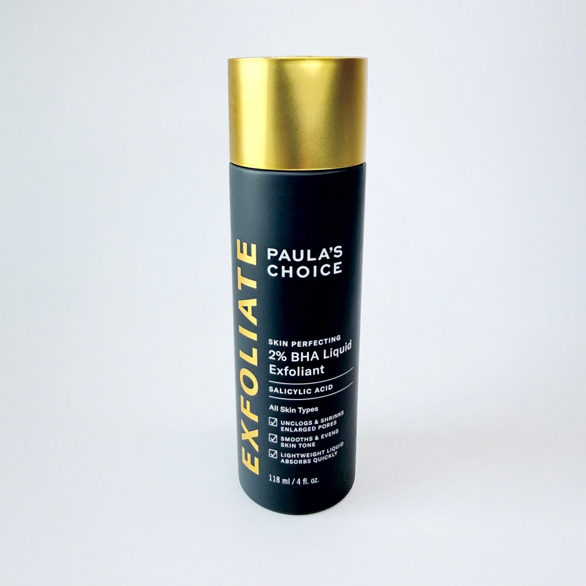 Paula's Choice Skin Perfecting 2% BHA Liquid Exfoliant 4 Fl Oz Gold