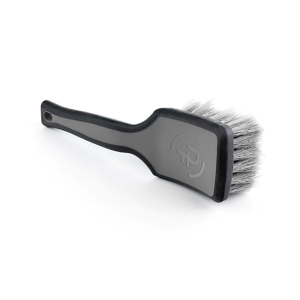 Premium Tire Brush for Car Detailing - Stiff Synthetic Bristles for Deep Cleaning