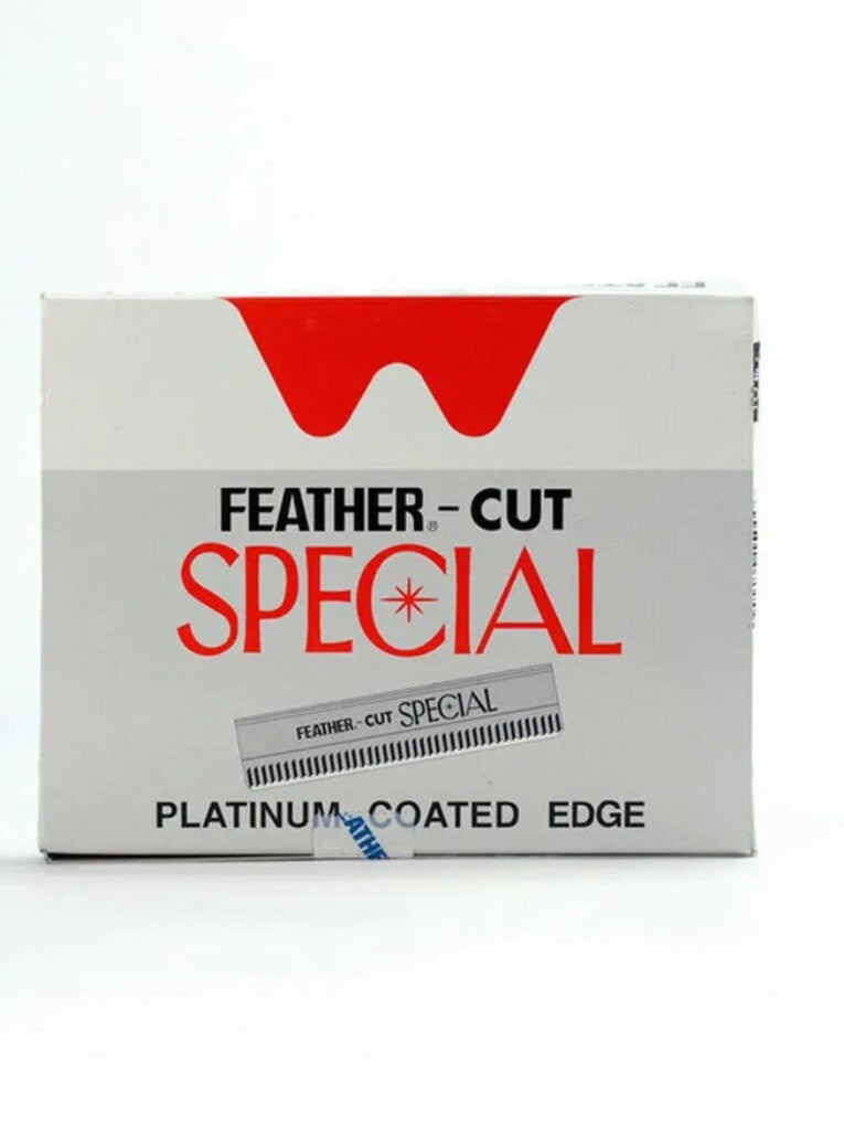 FEATHER CUT STAINLESS X 100PCS BLADE HAIR STYLING RAZOR THINNING