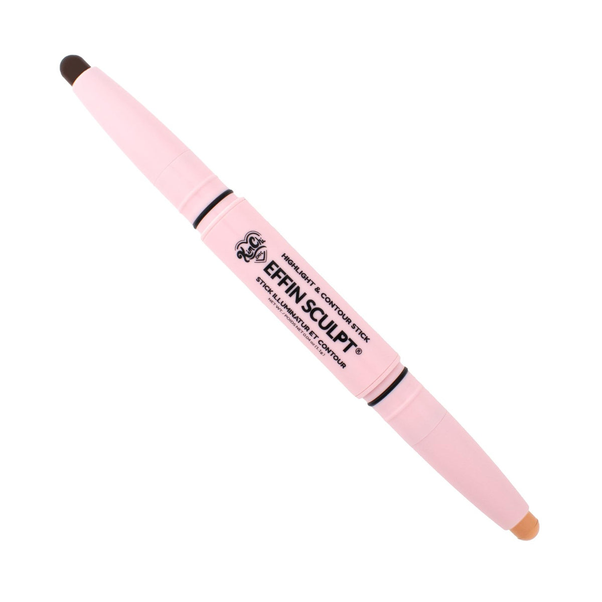 Dual-Ended Sculpting Contour & Highlight Stick Dark 0.04oz - KimChiChic Beauty
