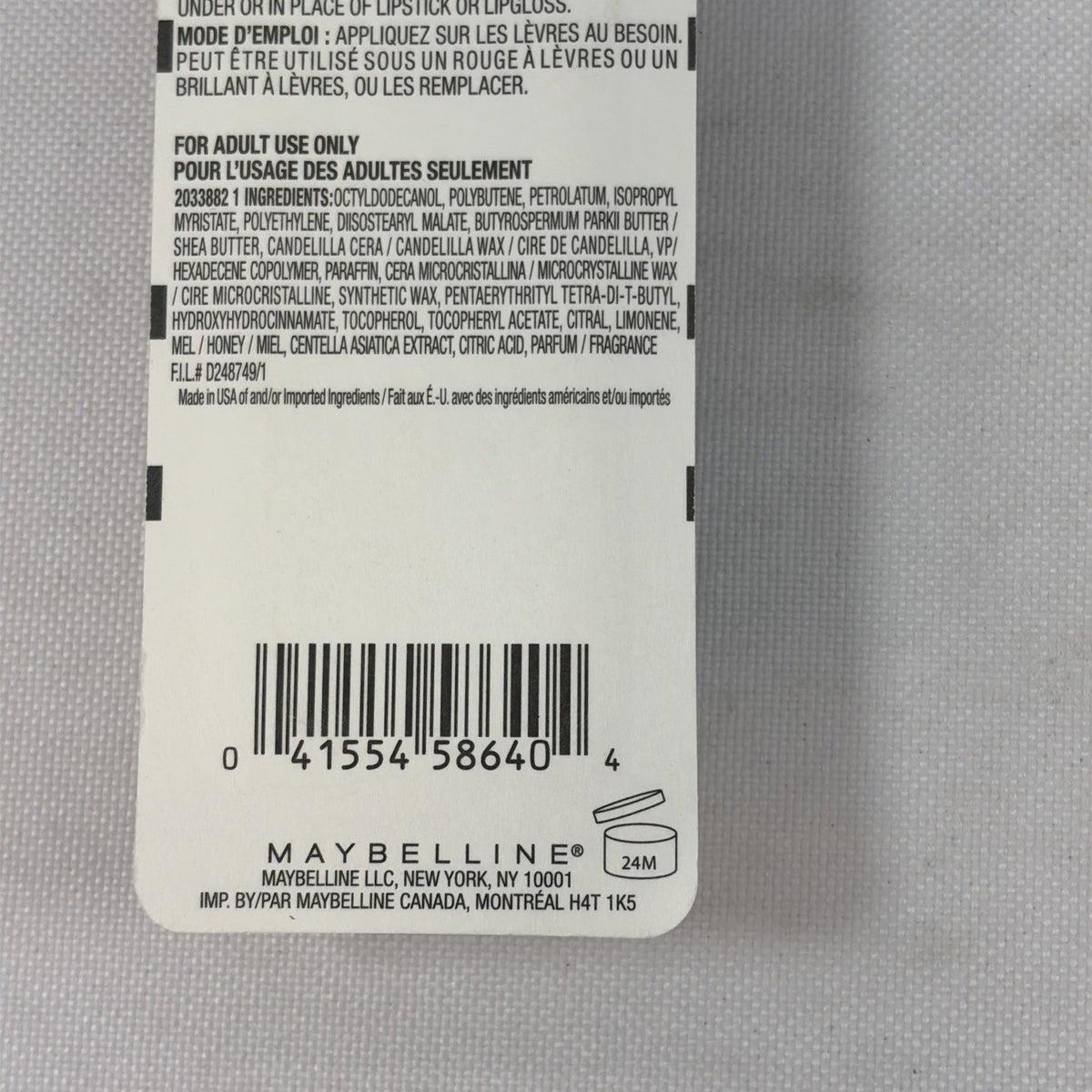 Moisturizing Lip Balm - Quenched 05 - Sealed and New