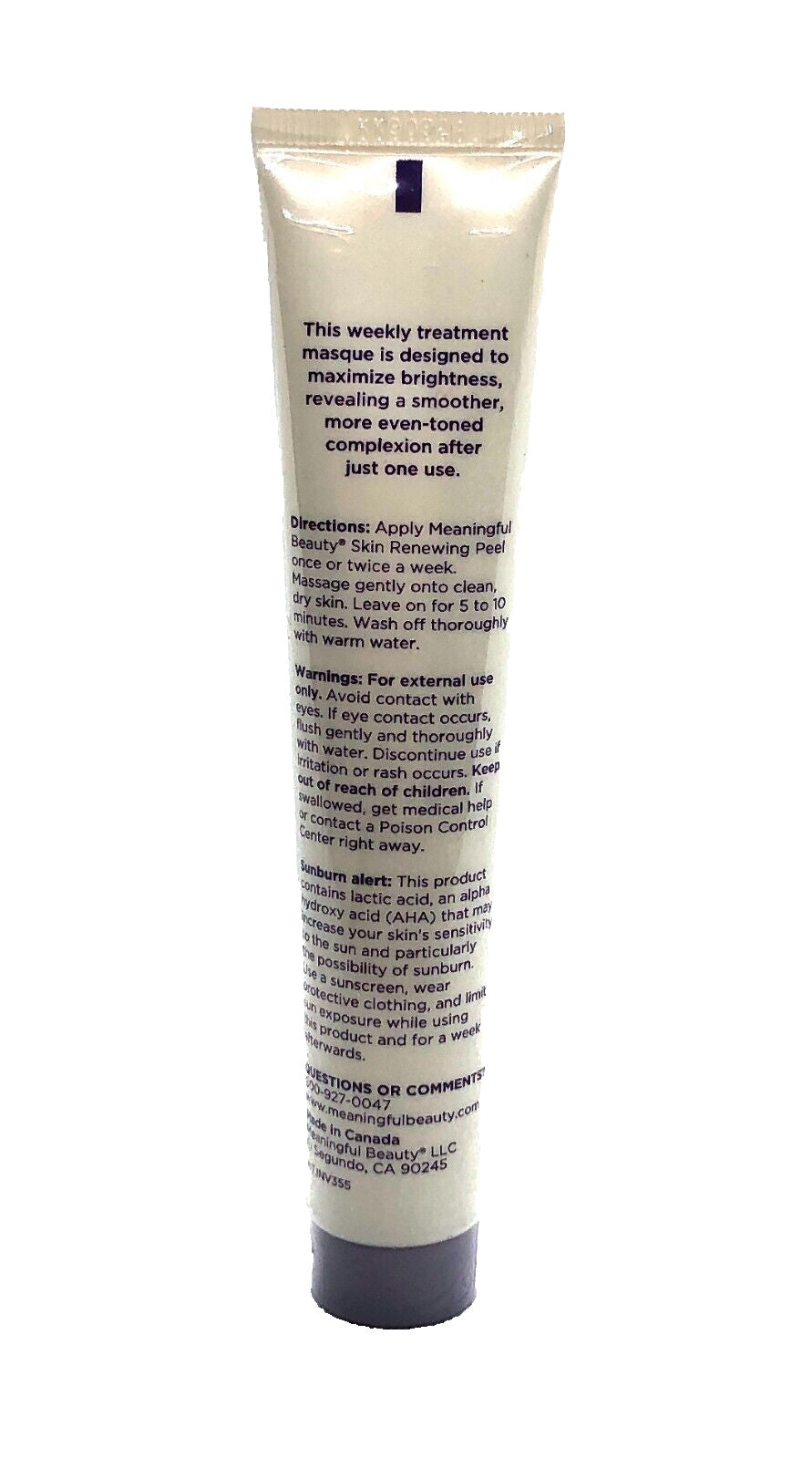 Meaningful Beauty Skin Renewing Peel 1.7 oz / 50 ml Cindy Crawford