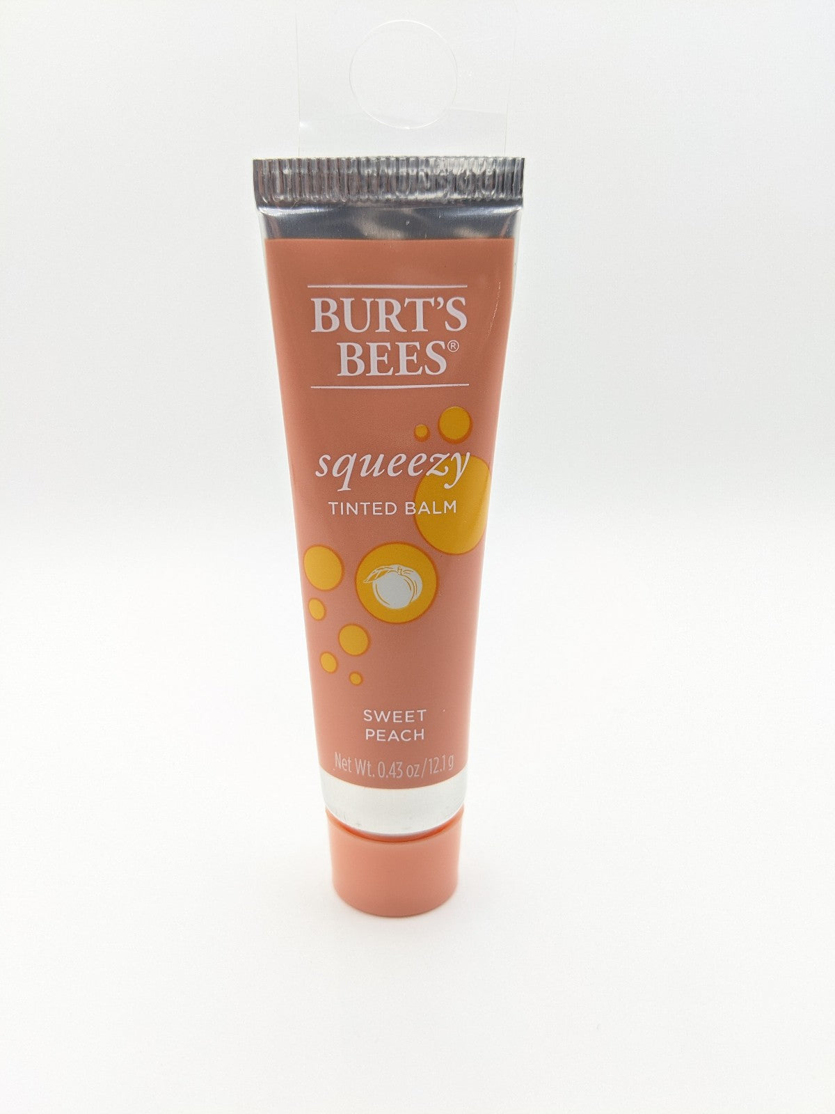 Natural Tinted Lip Balm Set - Moisturizing Sweet Peach Lip Care 3 Pack