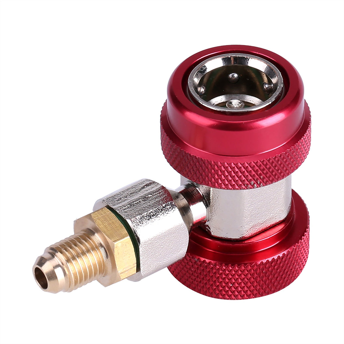 R134A Quick Coupler Set for Automotive AC Systems - High Pressure & Low Side Fittings