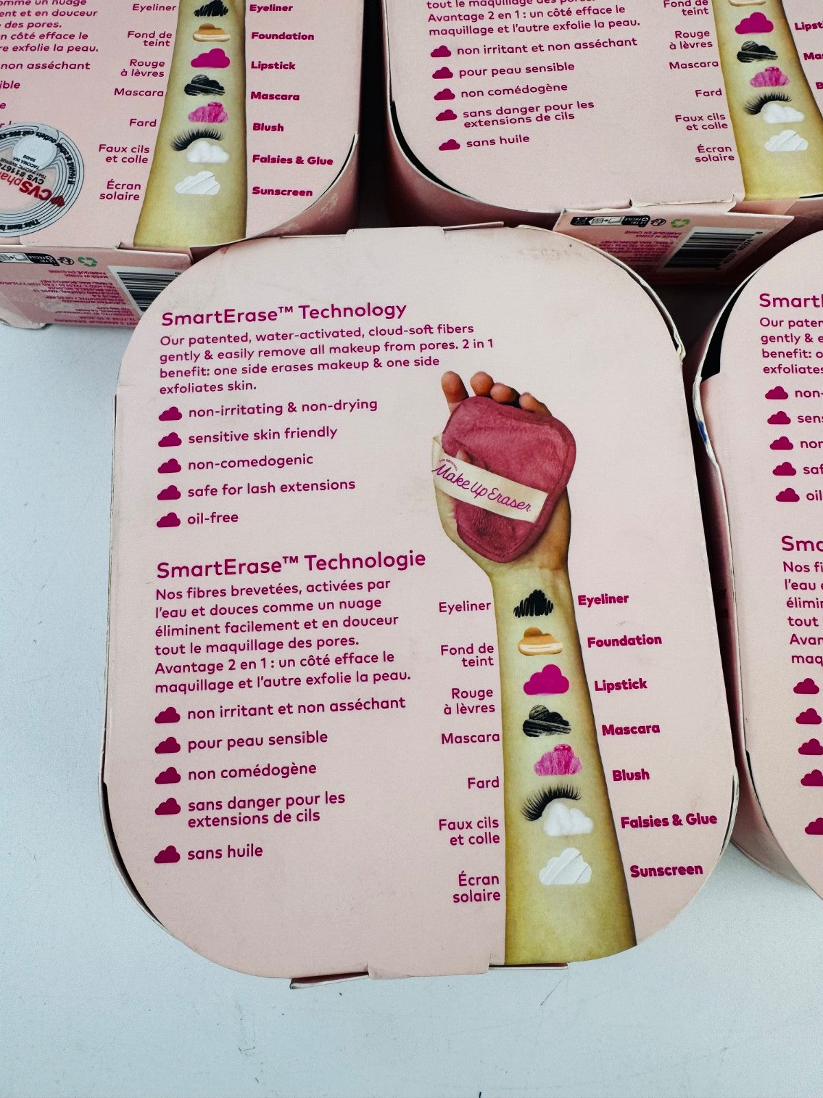 Makeup Eraser Bundle of 8 Cheeky Neutrals 5-Day Reusable Makeup Remover Cloths