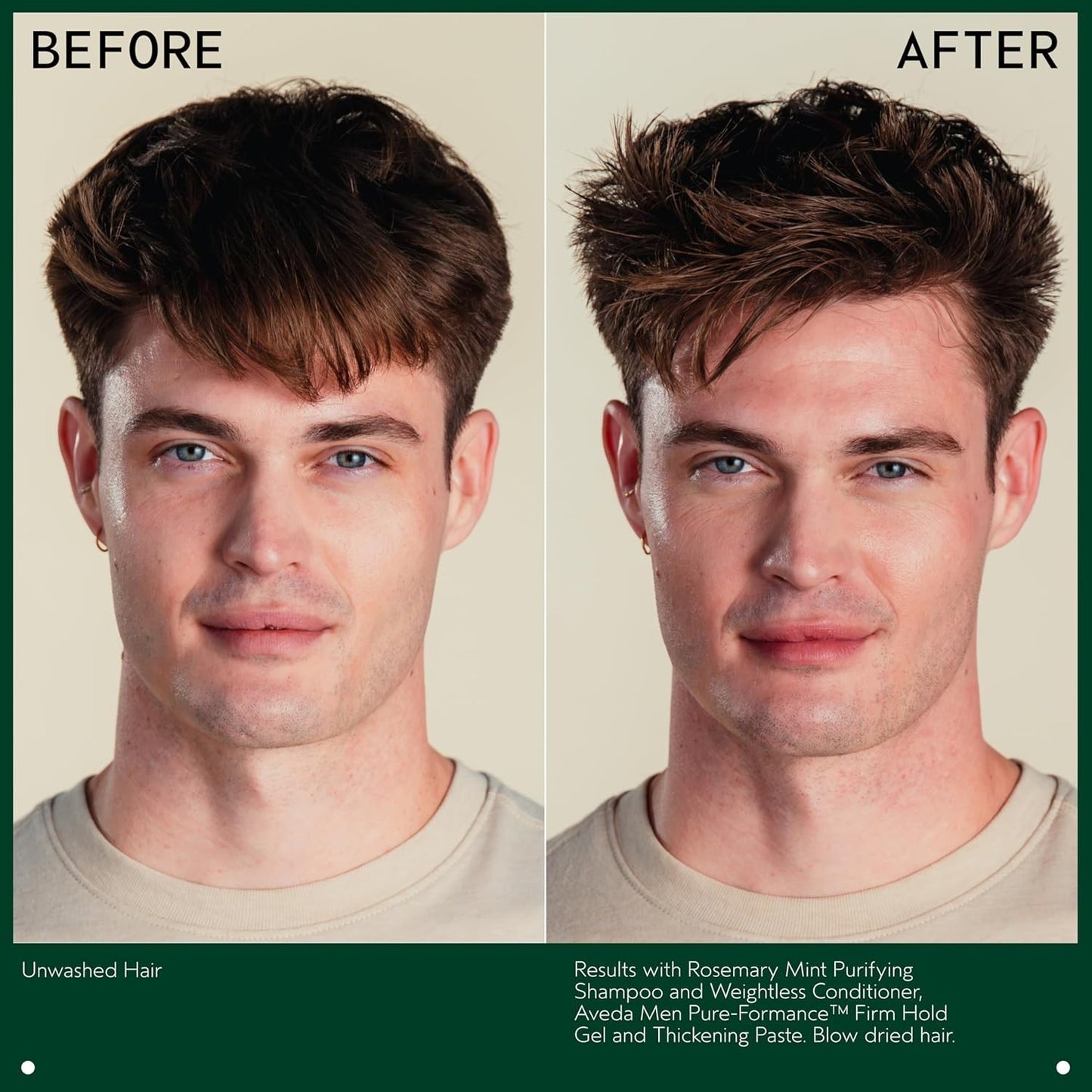 Men's Hair Gel - Maximum Hold, Shine & Control - 5 Fl Oz