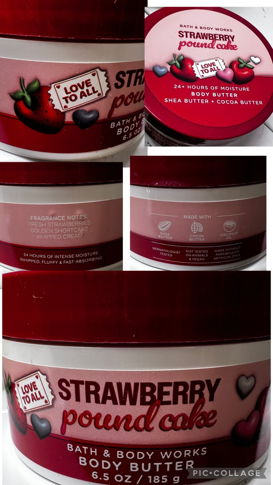 Body Butter Cream Moisturizer - Multiple Scents, 6.5-8 oz