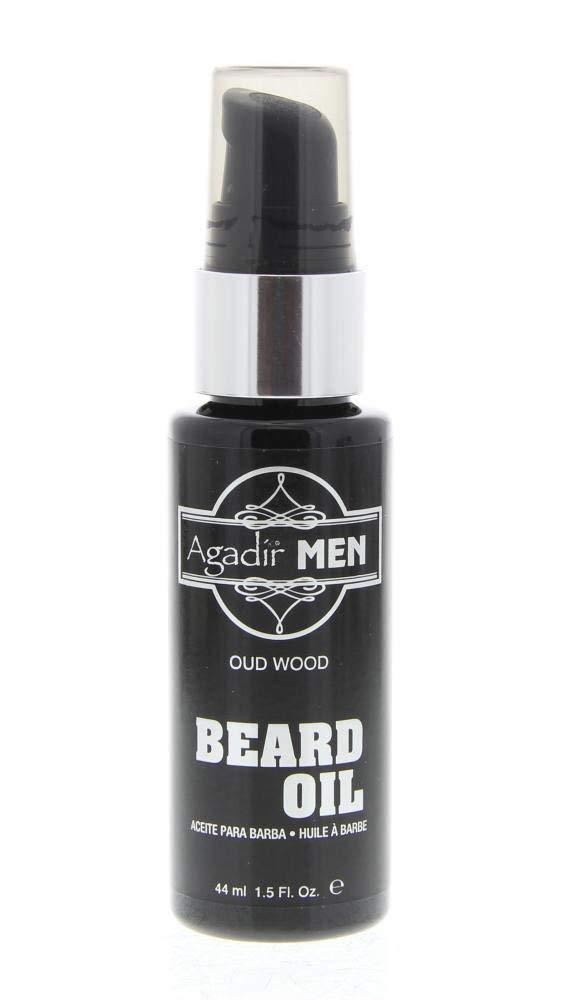 Men's Beard Oil with Argan & Oud Wood - Nourishing 1.5 Oz. Pump (2 Bottles)