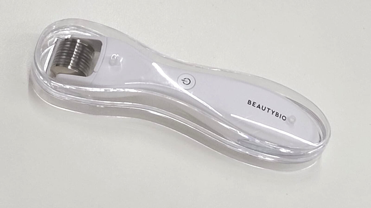 Microneedling Facial Rejuvenation Tool with LED Light & Attachment