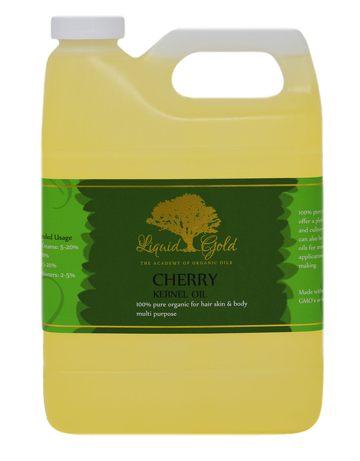 Cold Pressed Cherry Kernel Oil - 32 Oz, Pure Virgin Organic