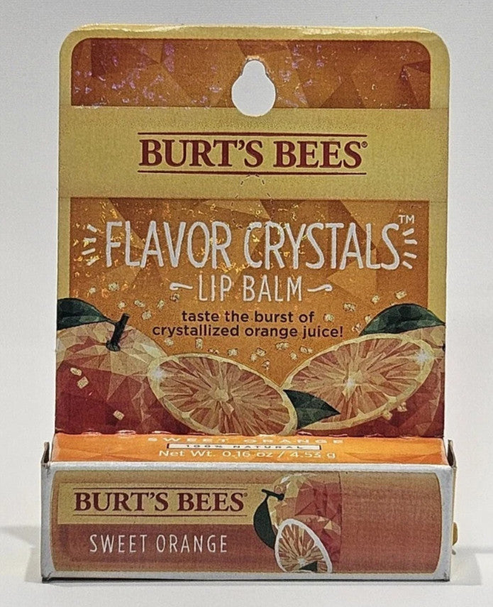 Sweet Orange Lip Balm Crystals 0.16 oz — Natural Moisturizing Treatment