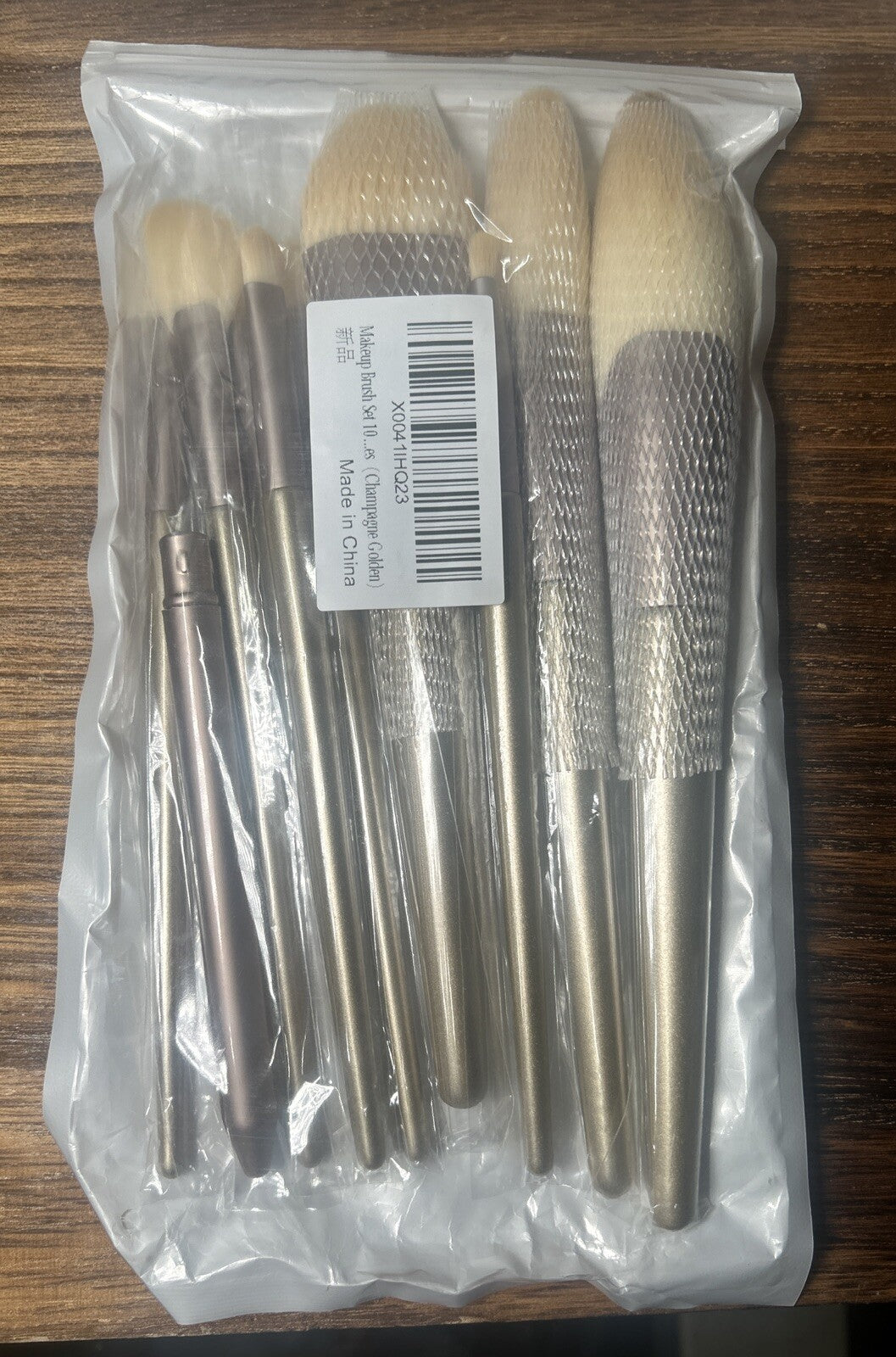 Professional Makeup Brush Set - 10 Pcs, Gift Ready, Unbranded