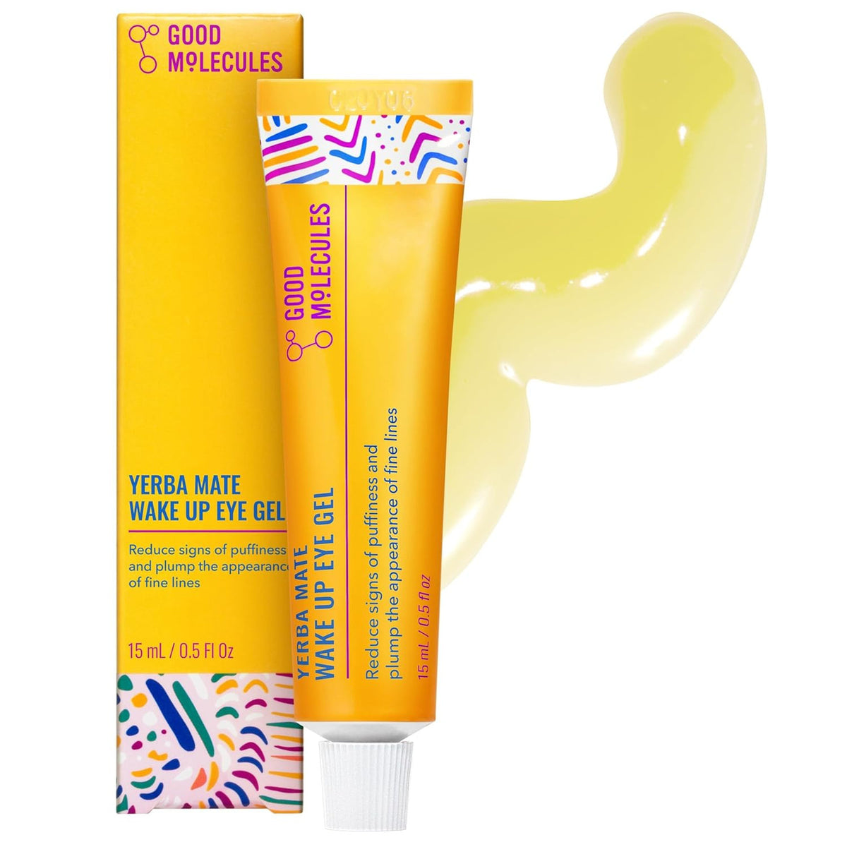 Eye Gel with Caffeine and Yerba Mate for Puffiness & Fine Lines - 15ml